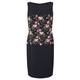 MARINA RINALDI FLORAL EMBROIDERED DRESS (WITH OPTIONAL SLEEVES)