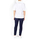 ZAIDA SHORT SLEEVE HOODY WHITE