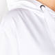 ZAIDA SHORT SLEEVE HOODY WHITE