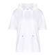ZAIDA SHORT SLEEVE HOODY WHITE