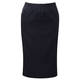 VERPASS NAVY LONGUETTE PENCIL SKIRT