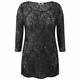 Krizia black sheer lace Tunic