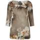 Krizia floral silk satin Tunic