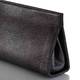 Abro Gunmetal Leather Clutch