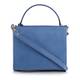 ABRO SKY BLUE LEATHER BAG with shoulder strap
