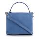 ABRO SKY BLUE LEATHER BAG with shoulder strap