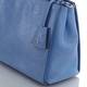 ABRO SKY BLUE LEATHER BAG with shoulder strap