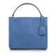 ABRO SKY BLUE LEATHER BAG with shoulder strap