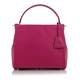 ABRO FUCHSIA LEATHER BAG WITH SHOULDER STRAP