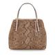 ABRO CAMEL LEATHER TRIMS TOTE