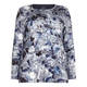 BEIGE label blue floral print jersey TOP