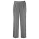 VERPASS GREY STRAIGHT LEG CREASE FRONT TROUSERS