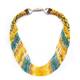 VANITY jade AND YELLOW MULTISTRAND NECKLACE