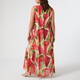Persona by Marina Rinaldi Floral Print Dress Optional Sleeve Coral