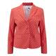 ROF AMO COTTON CORAL POLKA DOTS JACKET