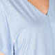 VERPASS V-NECK TOP BABY BLUE