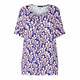 VERPASS STRETCH JERSEY PRINT TOP 