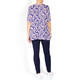 VERPASS STRETCH JERSEY PRINT TOP 