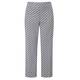 CHALOU monochrome print cropped Trousers