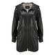 PATAGO BLACK LEATHER PARKA STYLE COAT