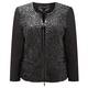 ELENA GRUNERT black textured JACKET