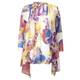 Georgedé multi-colour print chiffon jacket and vest