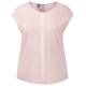 BASLER ROSE PINK SILK STRETCH TOP