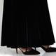 BEIGE LABEL BLACK VELVET MERMAID SKIRT 