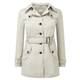 ROF Amo stone coloured trench coat