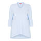 VETONO PURE COTTON KNITTED TUNIC PALE BLUE