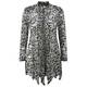 GEORGEDÉ MONOCHROME PRINT LACE CARDIGAN