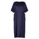 QNEEL STRIPED CLOTH DRESS NAVY 