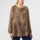 Marina Rinaldi Georgette Animal Print Tunic 