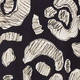 QNEEL ABSTRACT PRINT JERSEY TOP