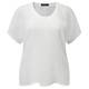 Q'NEEL WHITE CRUSHED LINEN TOP