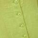 Q'NEEL LIME GREEN CRUSHED LINEN LONG JACKET