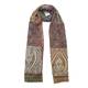 Bijoux patchwork paisley print scarf