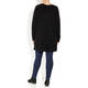 YOEK LONG KNITTED TUNIC BLACK