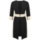 Elena Miro black and golden beige Coat