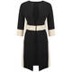 Elena Miro black and golden beige Coat