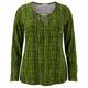 PERSONA BY MARINA RINALDI JERSEY TOP GREEN