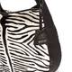 ABRO ZEBRA PRINT HOBO HANDBAG 