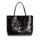 Abro black sequinned evening bag