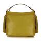 ABRO pistachio LEATHER HOBO BAG WITH TASSELS