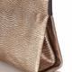 ABRO gold leather CLUTCH