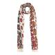 Ahmaddy abstract print crushed silk SCARF