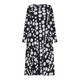 ALEMBIKA SPOT PRINT DRESS BLACK