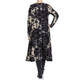 ALEMBIKA SPOT PRINT DRESS BLACK COFFEE