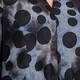 ALEMBIKA SPOT PRINT V-NECK DRESS SMOKE