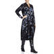 ALEMBIKA SPOT PRINT V-NECK DRESS SMOKE